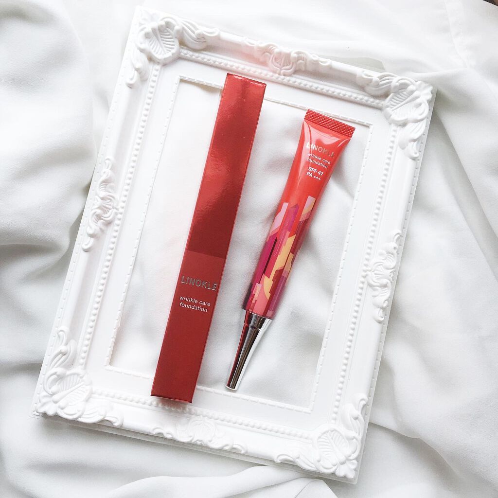 LINOKLE リンクルケアファンデーション/さくらの森/BBクリームを使ったクチコミ(2枚目)