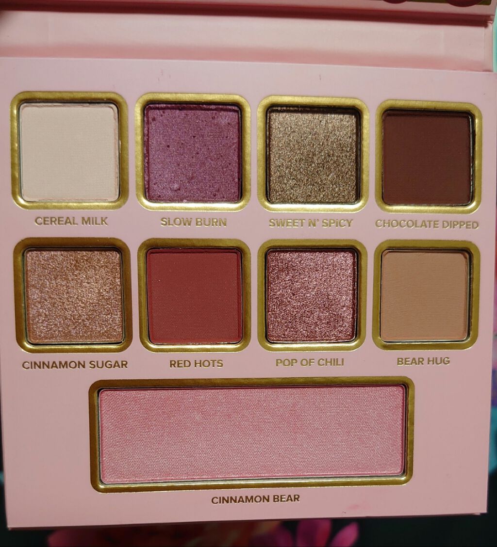 シナモン ベア メイクアップ コレクション/Too Faced/アイシャドウパレットを使ったクチコミ(2枚目)