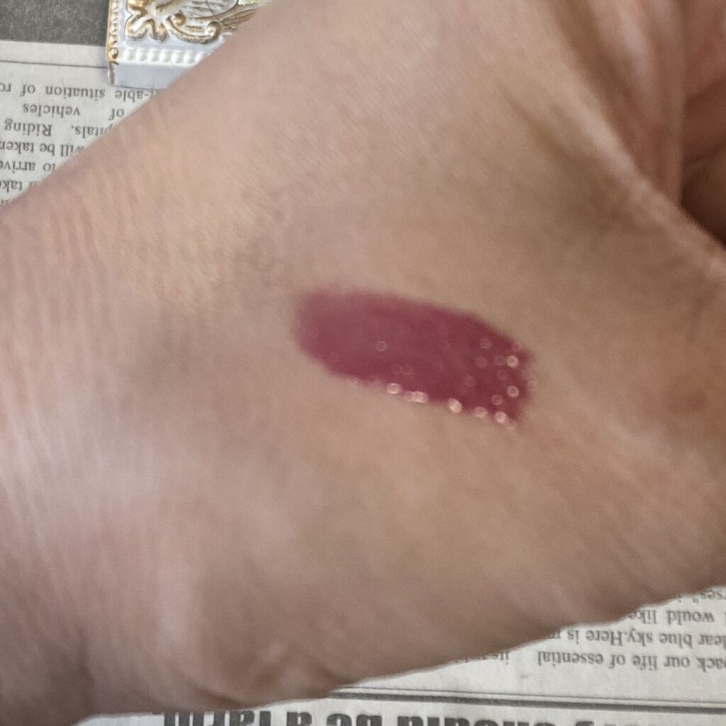 コンスピキュアス リップグロス 03 カシスローズ/Amplitude/リップグロスを使ったクチコミ（2枚目）