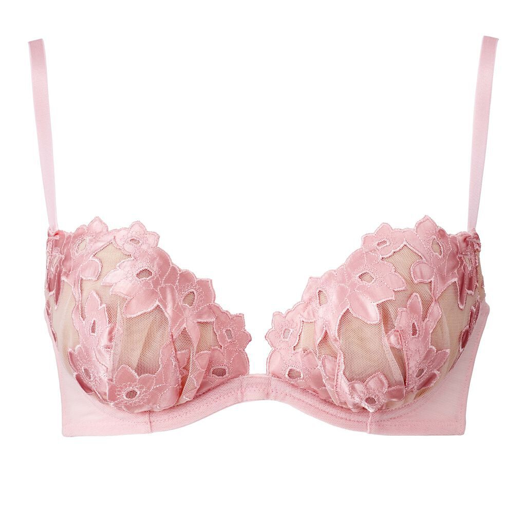 Tanimagicサテンフラワーブラ Angellir