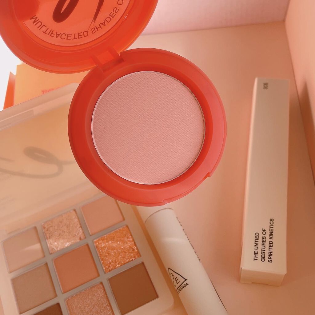 3CE フェイスブラッシュ ローズベージュ/3CE/パウダーチークを使ったクチコミ（2枚目）