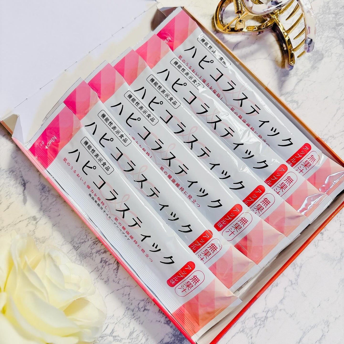 ハピコラスティック/新田ゼラチンダイレクト/美容ドリンクを使ったクチコミ(2枚目)