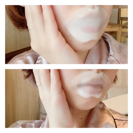 リップパック ふっくらハリ感タイプ<ハーバルハニーの香り> 1枚入/CHOOSY/リップマスクを使ったクチコミ(2枚目)