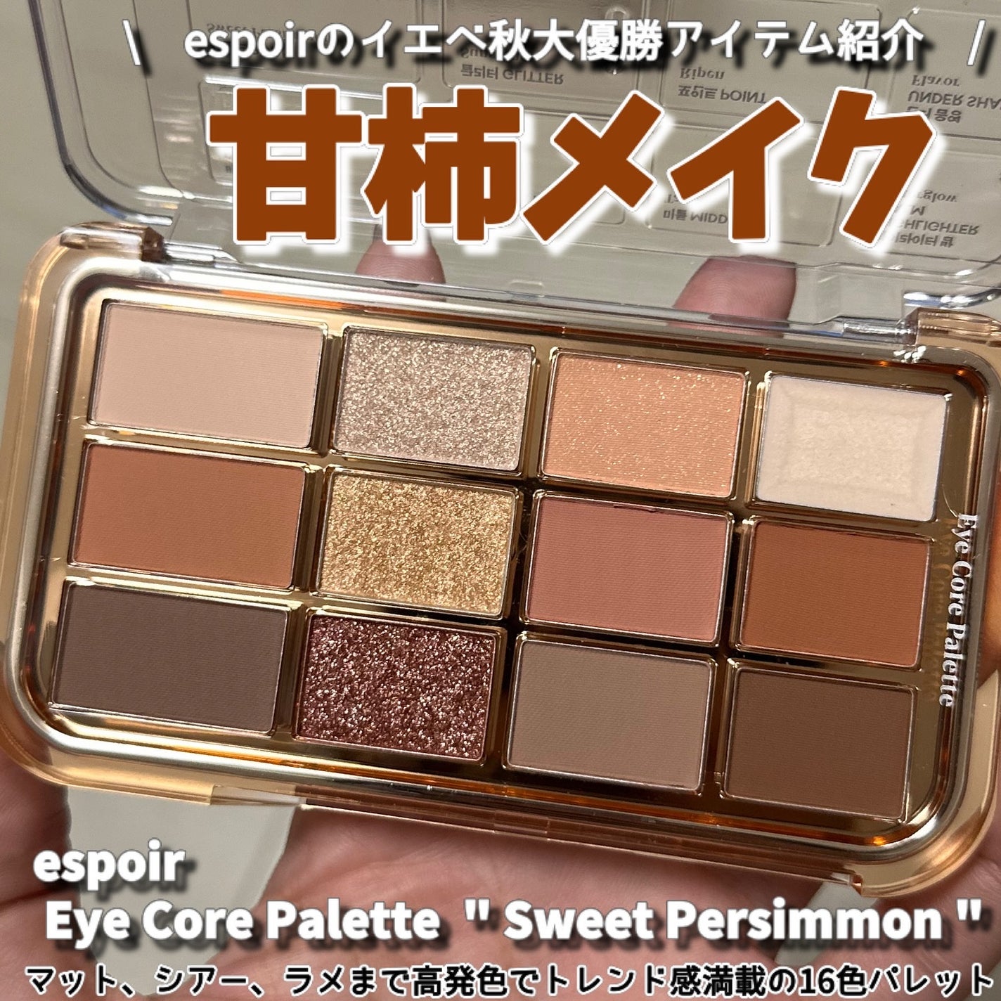 アイコアパレット/espoir/アイシャドウパレットを使ったクチコミ(1枚目)