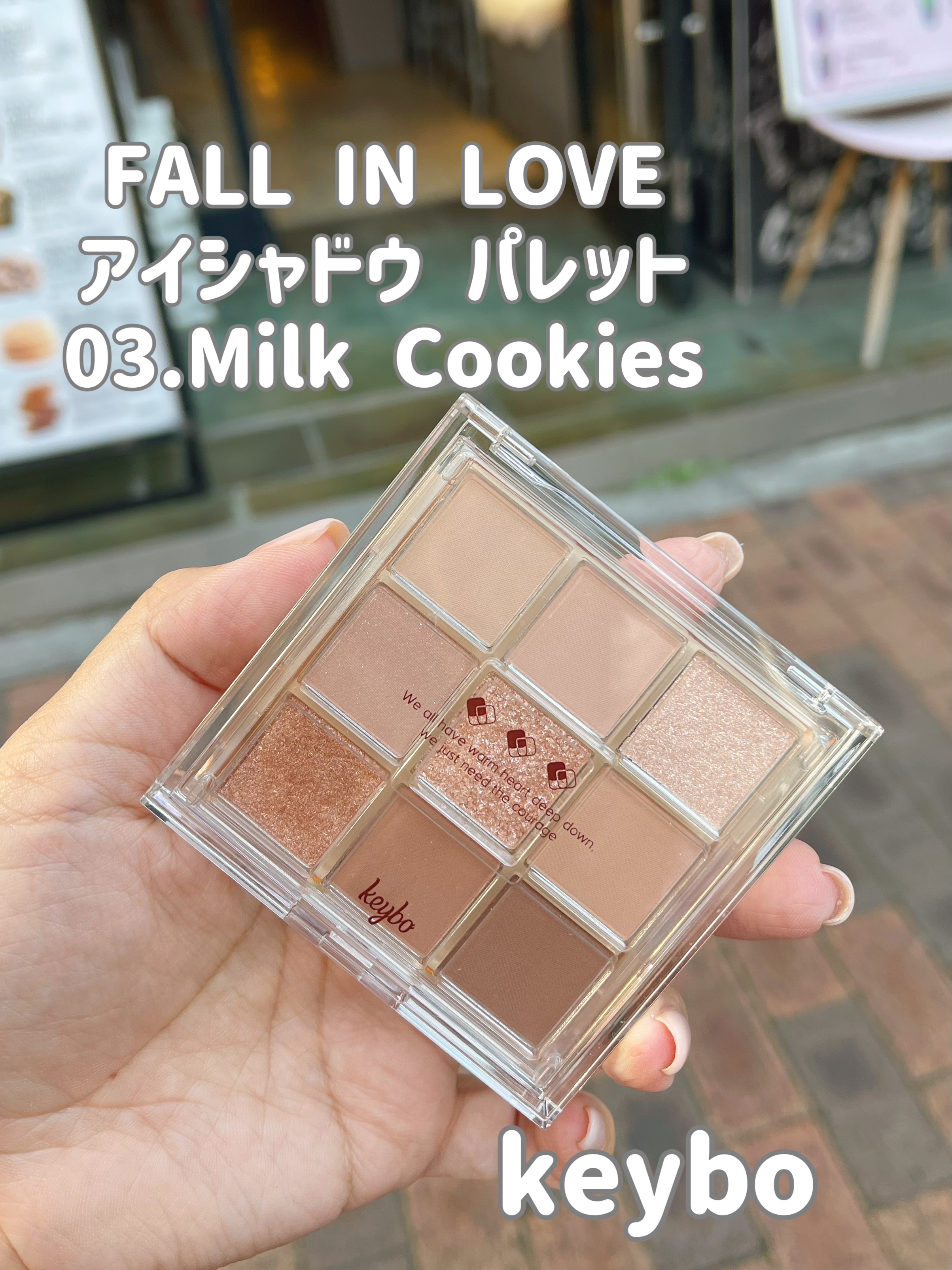 KEYBO FALL IN LOVE SHADOW PALETTE/keybo/アイシャドウパレットを使ったクチコミ（1枚目）
