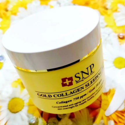 SNP ゴールド コラーゲン スリーピング パック/SNP/シートマスク・パックを使ったクチコミ(1枚目)