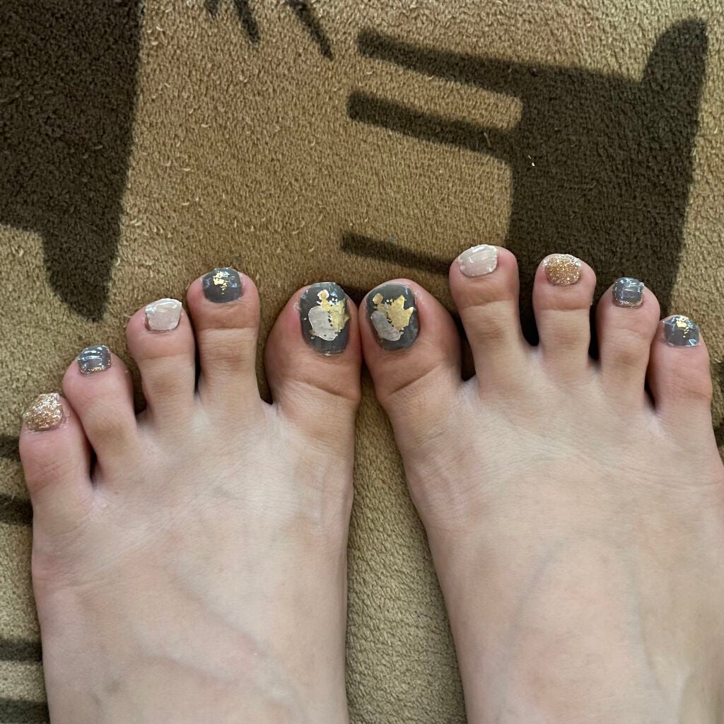 ネイルシール/Qoo10/ネイルシールを使ったクチコミ(2枚目)