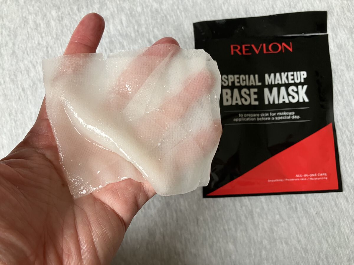 スペシャルメイクアップベースマスク/REVLON/シートマスク・パックを使ったクチコミ（2枚目）
