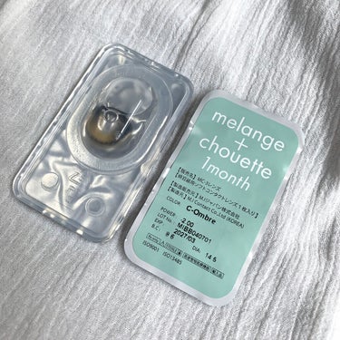 メランジェシュエット 1month/melange+chouette/１ヶ月（１MONTH）カラコンを使ったクチコミ（4枚目）