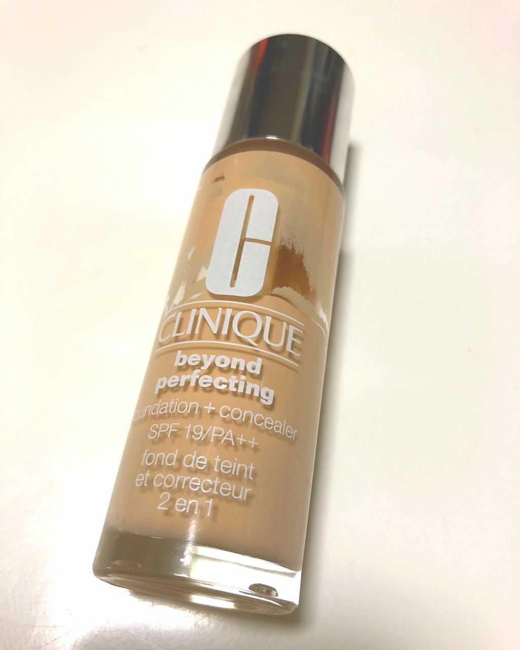 ビヨンド パーフェクティング ファンデーション 19/CLINIQUE/リキッドファンデーションを使ったクチコミ（1枚目）