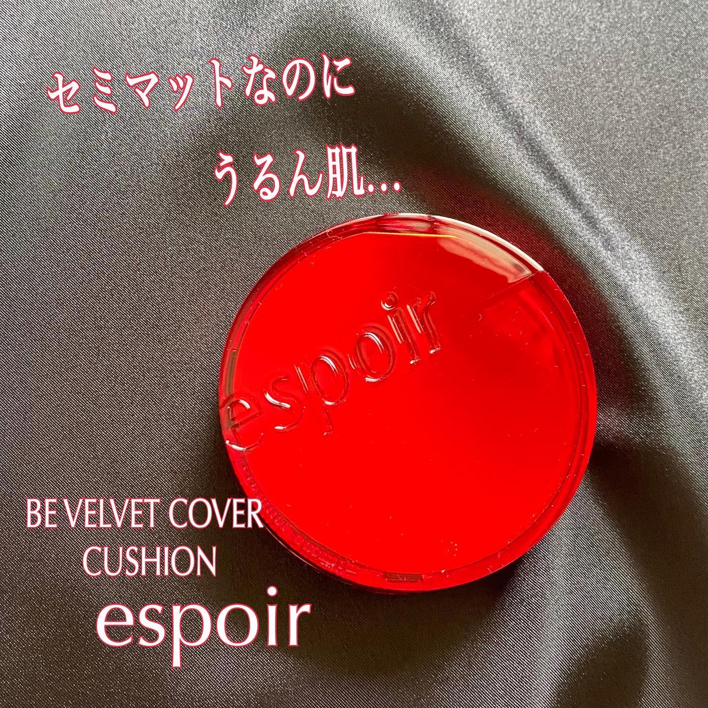 プロテーラービーベルベットカバークッション/espoir/クッションファンデーションを使ったクチコミ（1枚目）