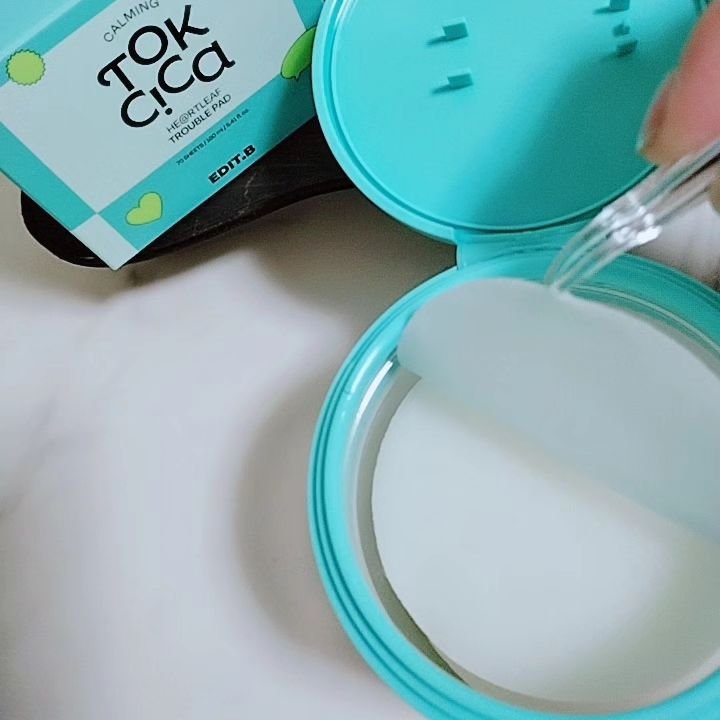 カーミングトックシカドクダミトラブルパッド/EDIT.B/トナーパッドを使ったクチコミ（3枚目）