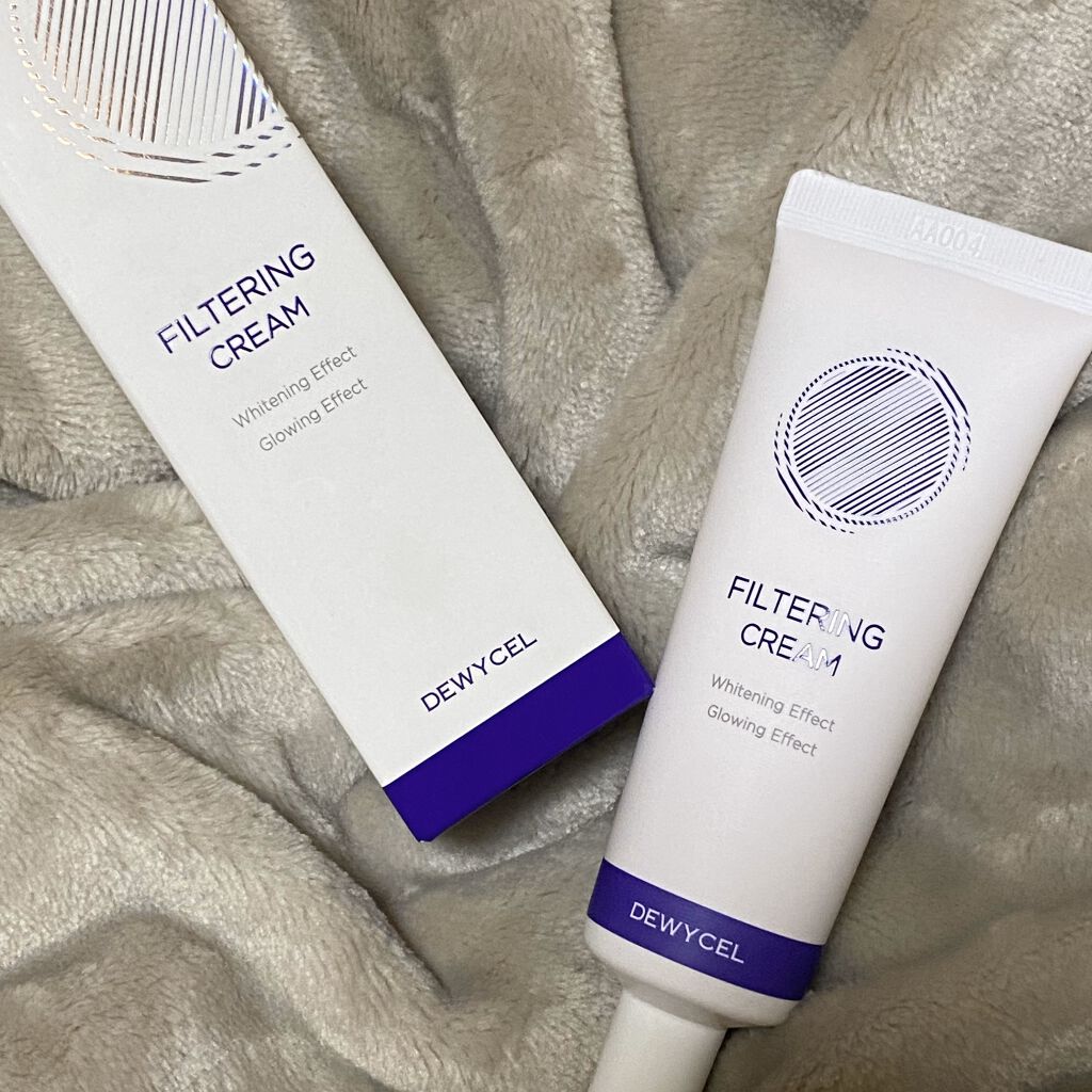 フィルタリングクリーム/DEWYCEL/日焼け止めクリームを使ったクチコミ（1枚目）