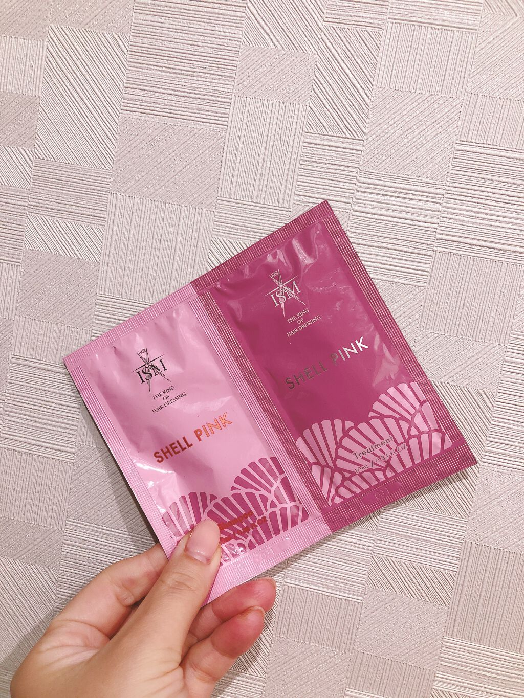 SHELL PINK シャンプー/トリートメント/ISM/市販シャンプーを使ったクチコミ(1枚目)