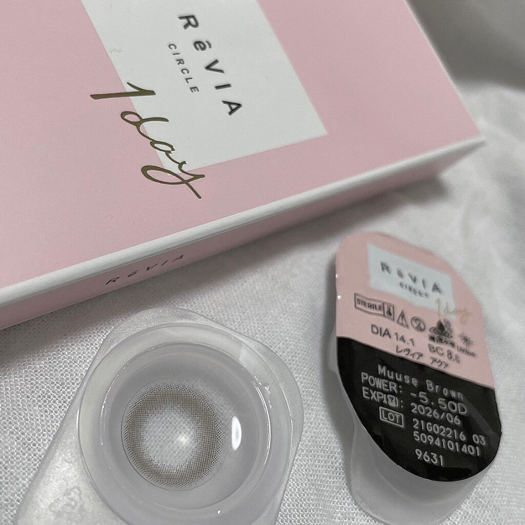 ReVIA CIRCLE 1day/ReVIA/ワンデー(1DAY)カラコンを使ったクチコミ(2枚目)