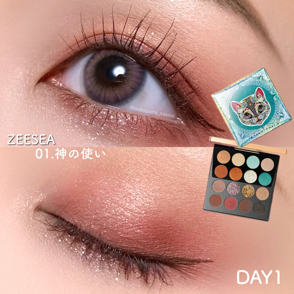 イメージ「マヤ」 アイシャドウパレット/ZEESEA/アイシャドウパレットを使ったクチコミ（1枚目）