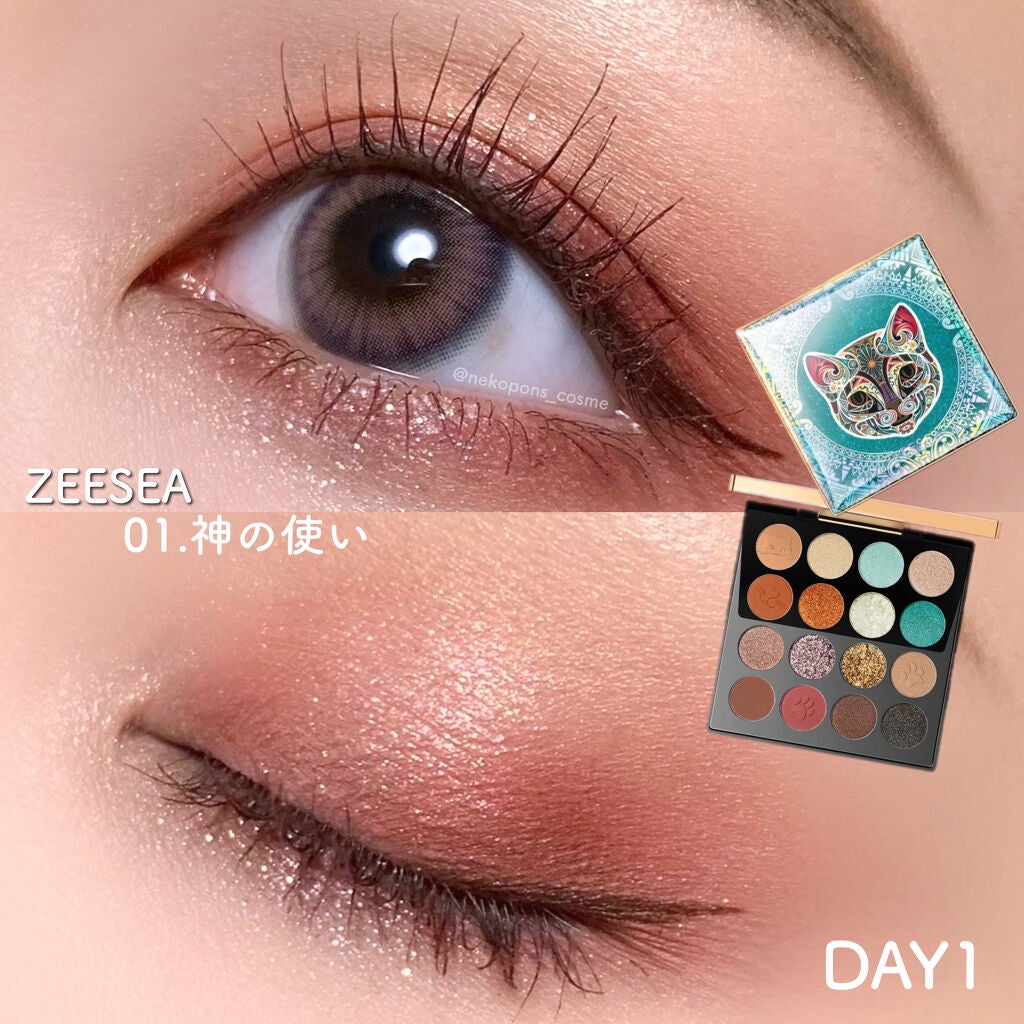 イメージ「マヤ」 アイシャドウパレット/ZEESEA/アイシャドウパレットを使ったクチコミ(1枚目)