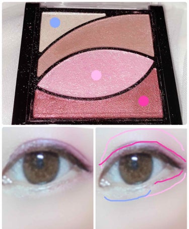 UR GLAM　VELVET EYE COLOR PALETTE/U R GLAM/アイシャドウパレットを使ったクチコミ（2枚目）