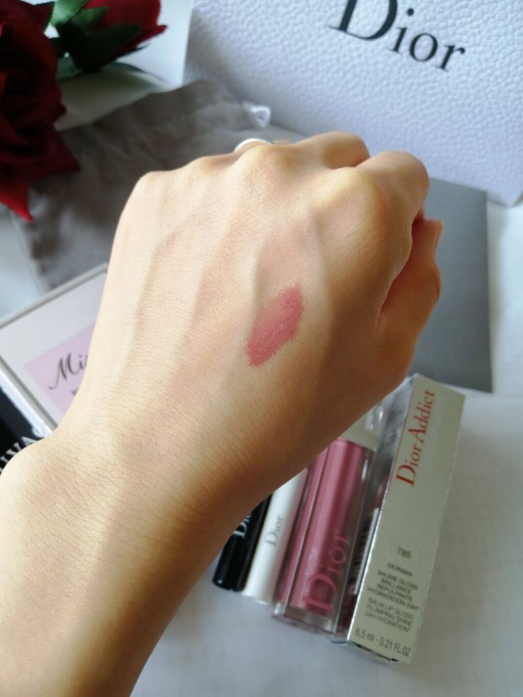 【旧】ディオール アディクト リップ ティント/Dior/リップグロスを使ったクチコミ（3枚目）