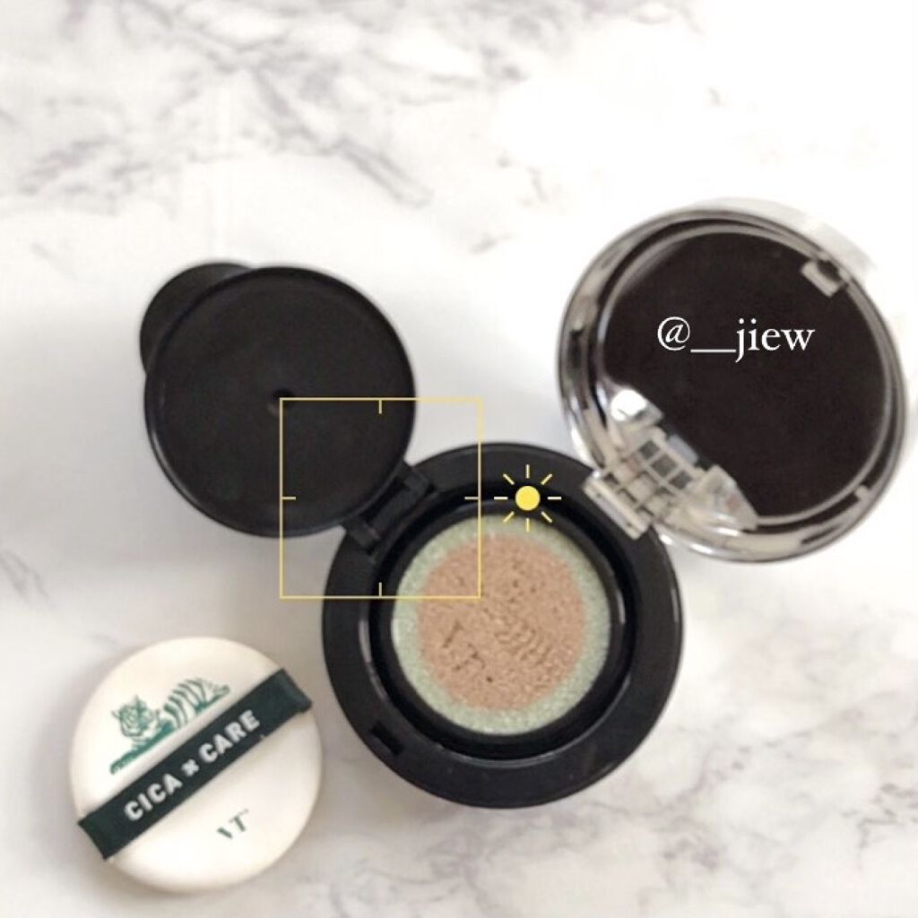 CICAレッドネスカバークッション/VT/クッションファンデーションを使ったクチコミ（2枚目）