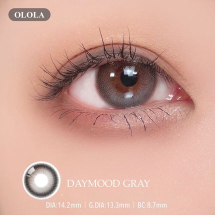 デームードブラウンマンスリー (DAYMOOD BROWN monthly)/OLOLA/1ヶ月(1MONTH)カラコンを使ったクチコミ(6枚目)