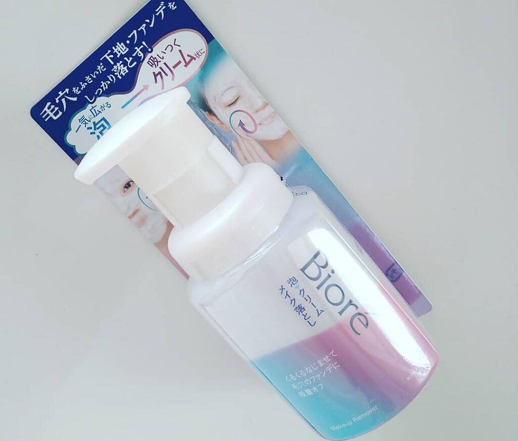 泡クリームメイク落とし/ビオレ/クレンジングクリームを使ったクチコミ(1枚目)