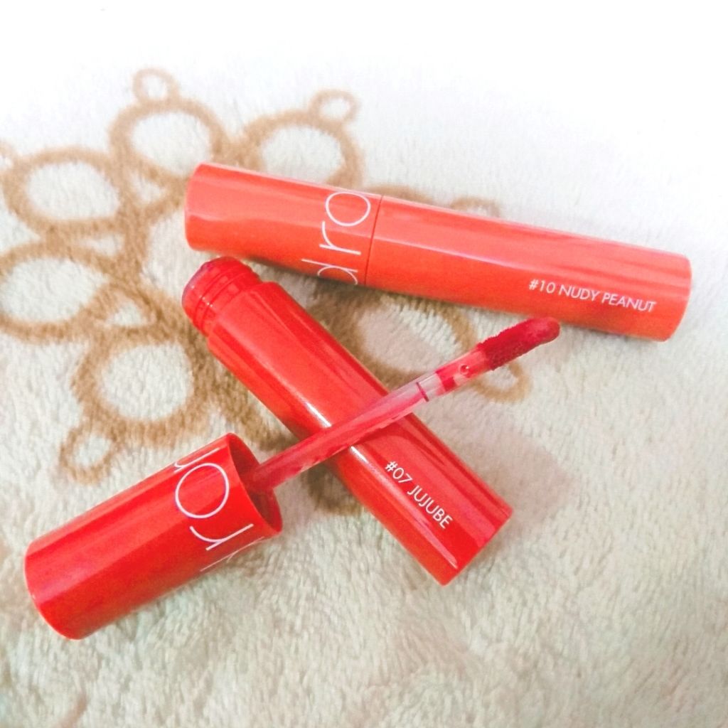 ジューシーラスティングティント/rom&nd/リップティントを使ったクチコミ（1枚目）