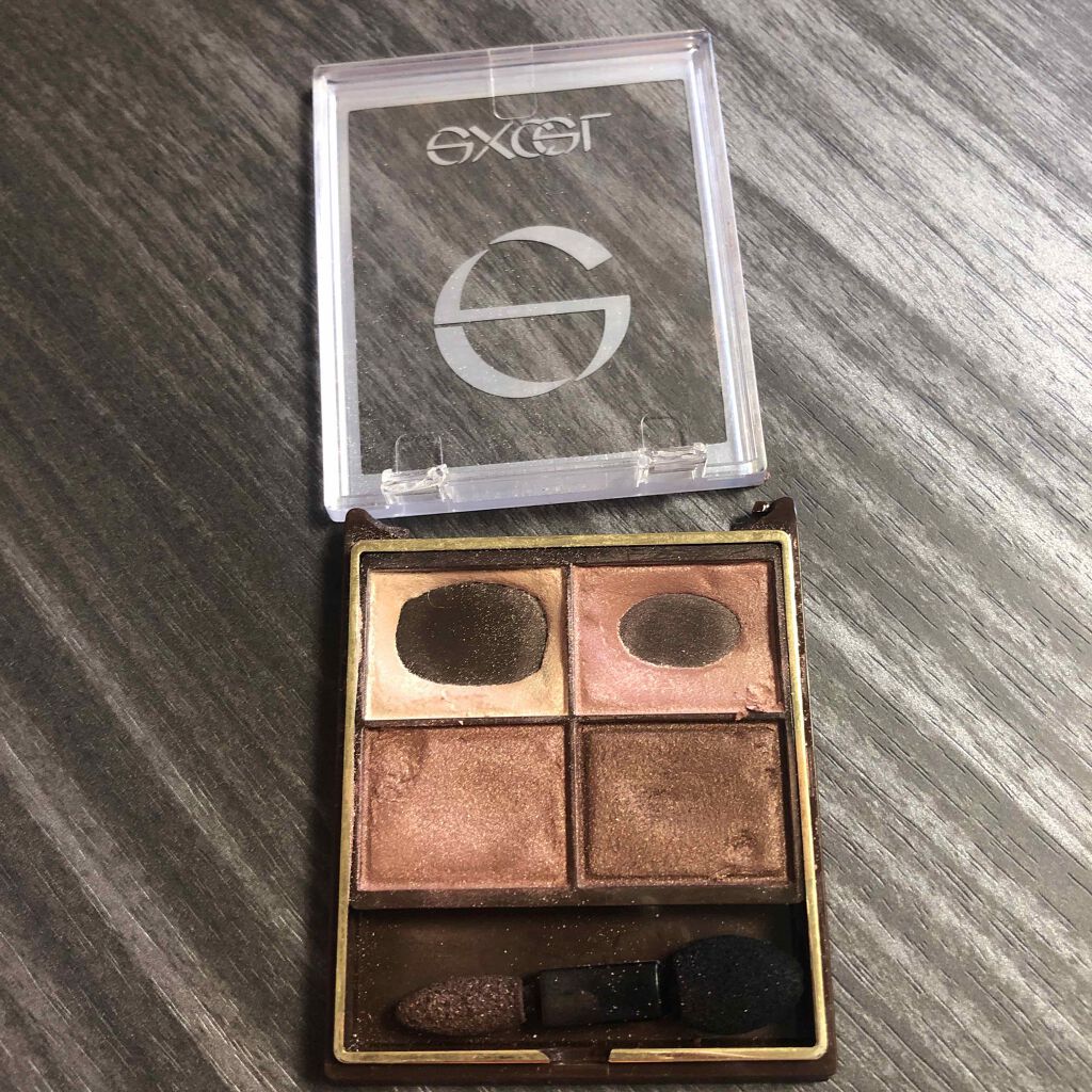 スキニーリッチシャドウ/excel/アイシャドウパレットを使ったクチコミ(3枚目)