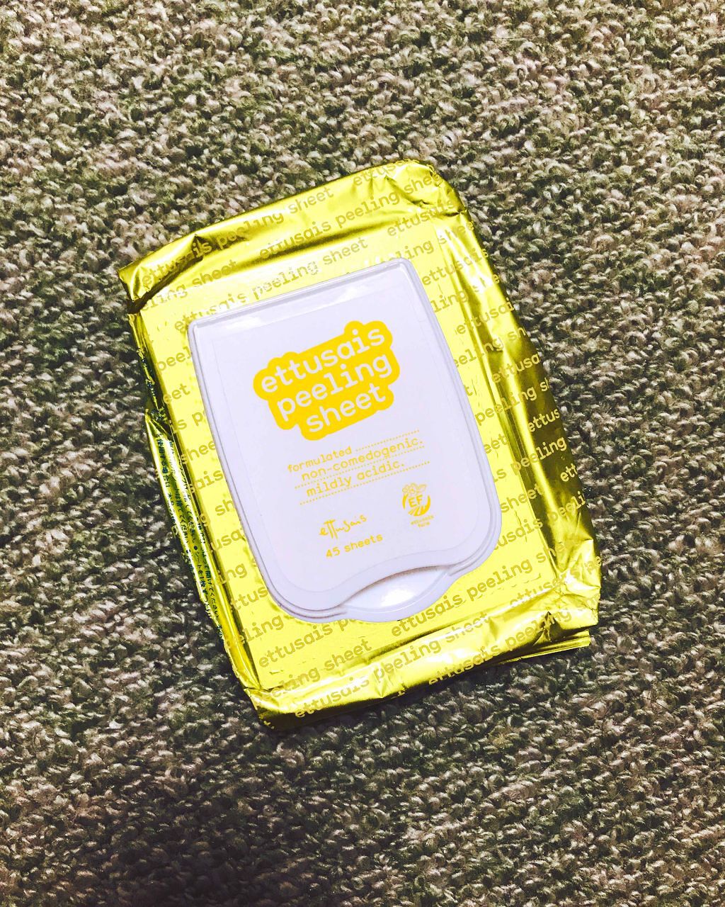 ふきとりピーリングシートN/ettusais/ピーリングを使ったクチコミ(1枚目)