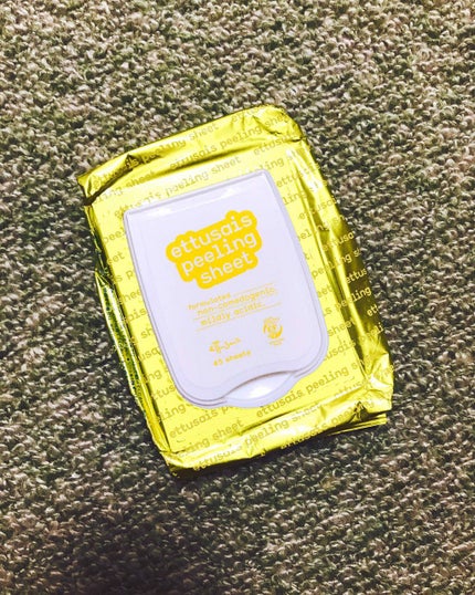 ふきとりピーリングシートN/ettusais/ピーリングを使ったクチコミ(1枚目)