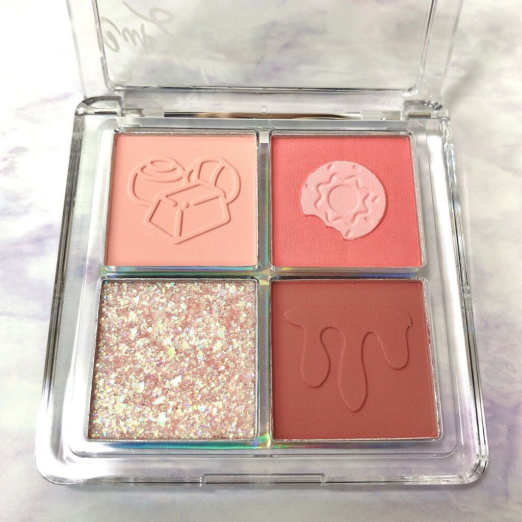 ZEESEAデザートコレクション４カラーアイシャドウパレット/ZEESEA/アイシャドウパレットを使ったクチコミ（2枚目）