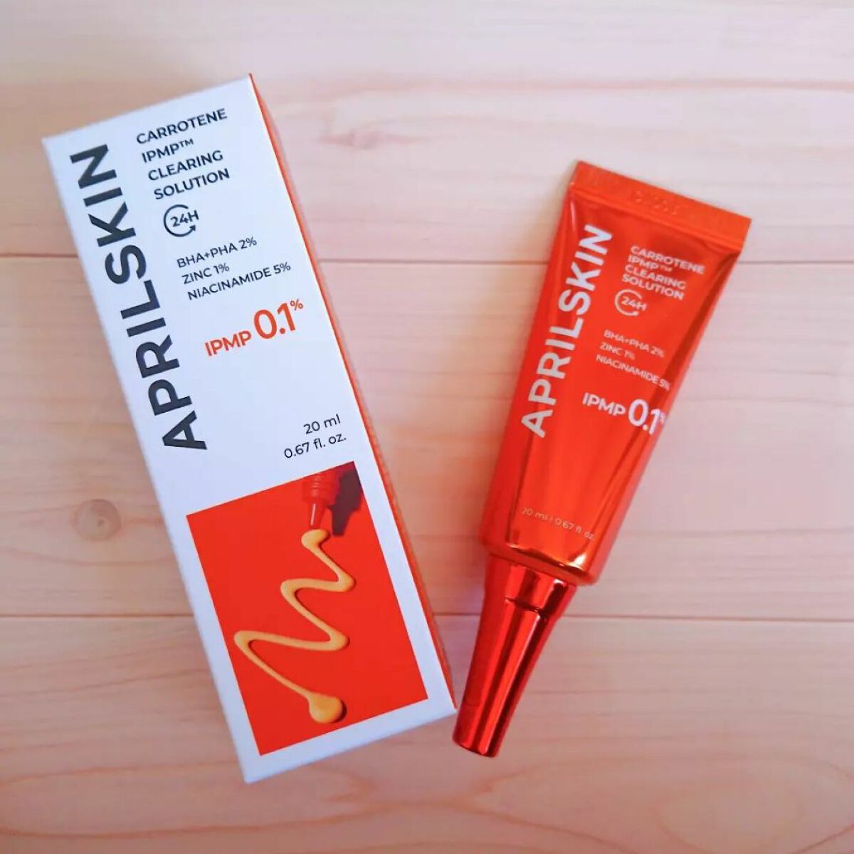 カロテンIPMP(TM) SOSソリューション/APRILSKIN/フェイスクリームを使ったクチコミ（2枚目）