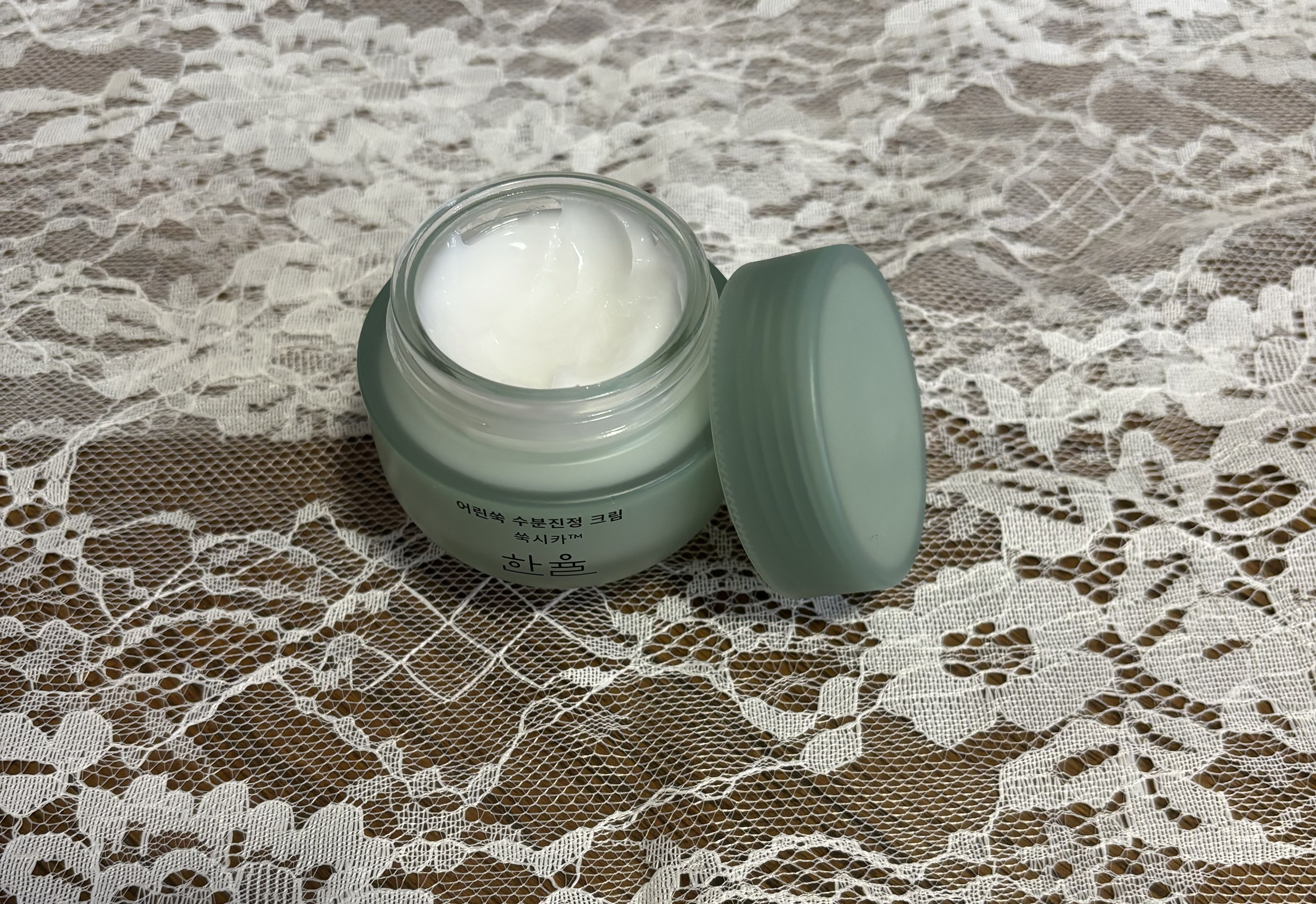 ピュアアルテミシア カーミングウォータークリーム/HANYUL(ハンユル)/フェイスクリームを使ったクチコミ（3枚目）