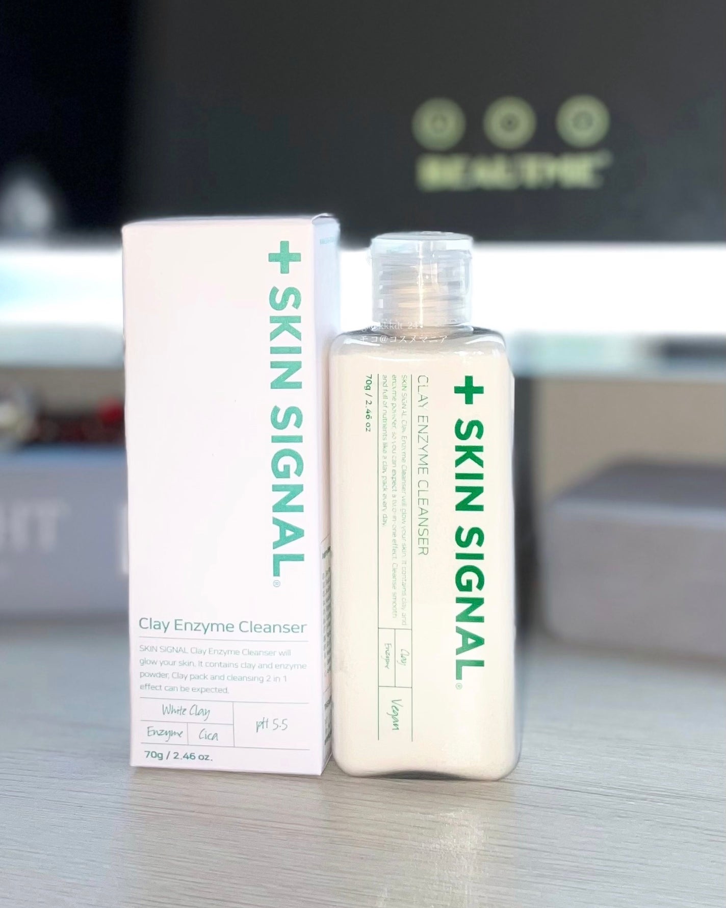 ホワイト クレイ酵素クレンザー	/SKIN SIGNAL/洗顔パウダーを使ったクチコミ(2枚目)