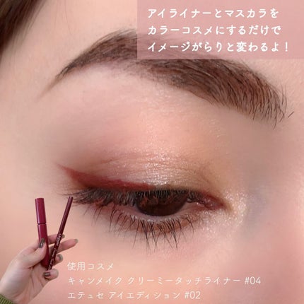 クリーミータッチライナー/キャンメイク/ジェルアイライナーを使ったクチコミ(5枚目)