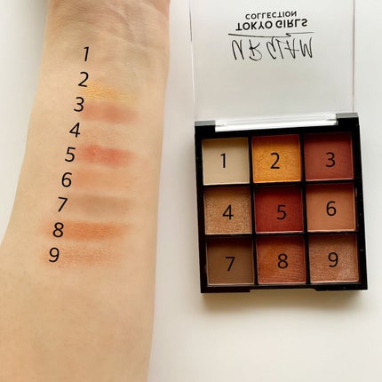 UR GLAM BLOOMING EYE COLOR PALETTE/U R GLAM/アイシャドウパレットを使ったクチコミ(3枚目)