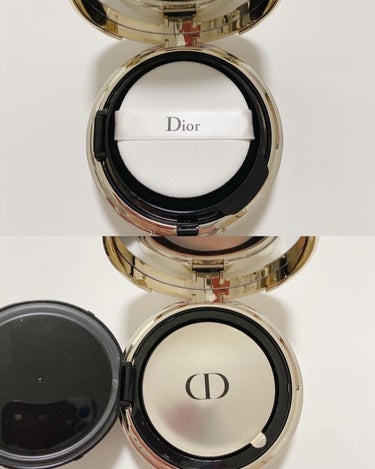 Dior プレステージ ル クッション タン ドゥ ローズのクチコミ「【バラのチカラでツヤ肌GET！】上品な艶めく肌に仕立てるエイジングケアファンデ✨
⁡
⁡
──.....」（3枚目）