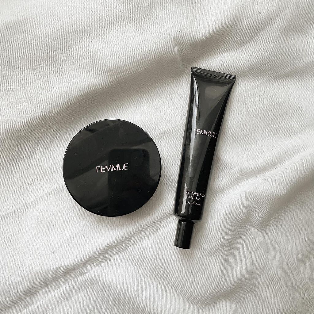 エバーグロウクッション SPF25 PA++ ライブベージュ/FEMMUE/クッションファンデーションを使ったクチコミ（1枚目）