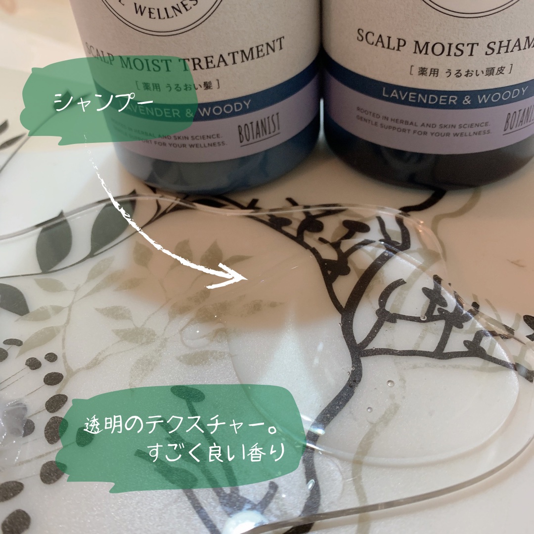 薬用スカルプケアシャンプー/トリートメント モイスト/WELLP/市販シャンプーを使ったクチコミ（3枚目）