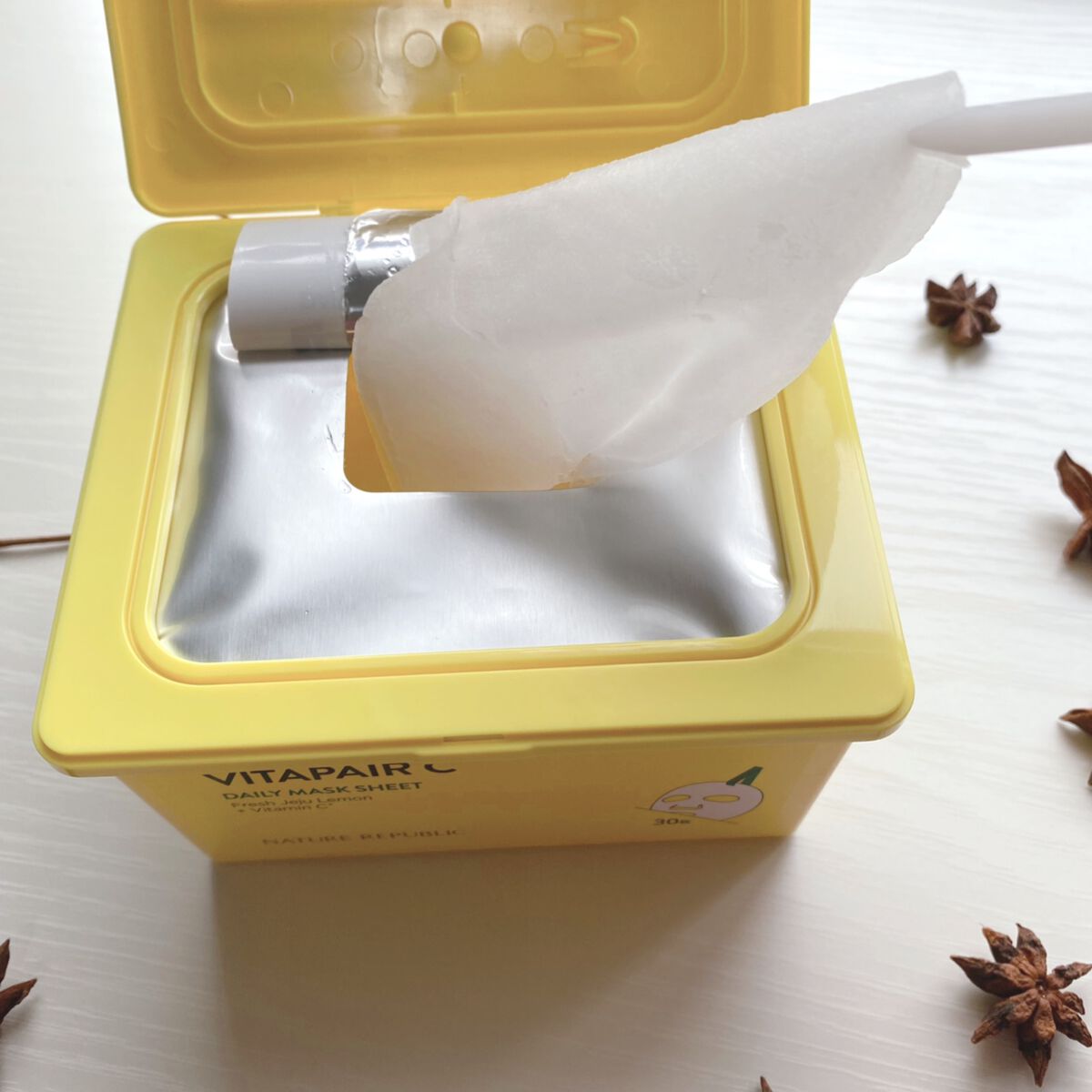ビタペアCデイリーシートマスク/ネイチャーリパブリック/シートマスク・パックを使ったクチコミ(3枚目)