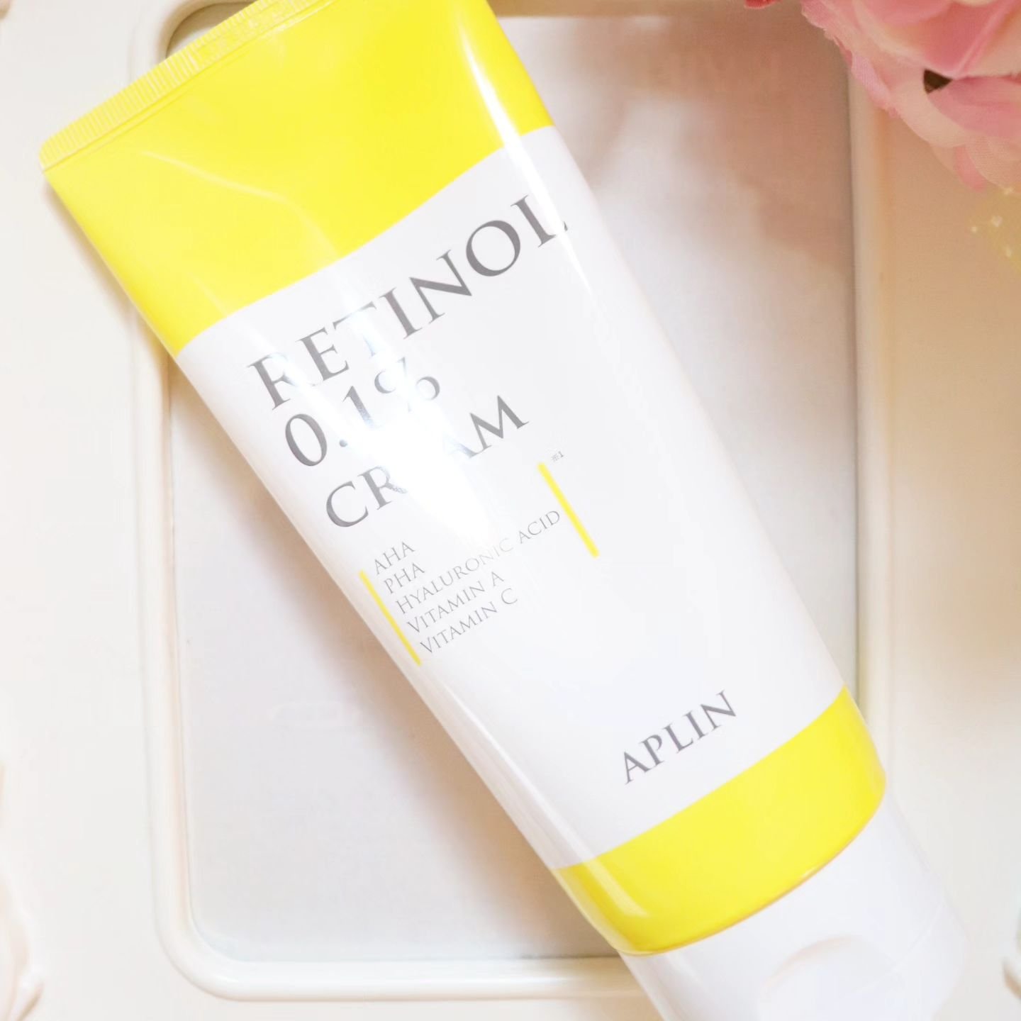 レチノール0.1クリーム/APLIN/フェイスクリームを使ったクチコミ（3枚目）