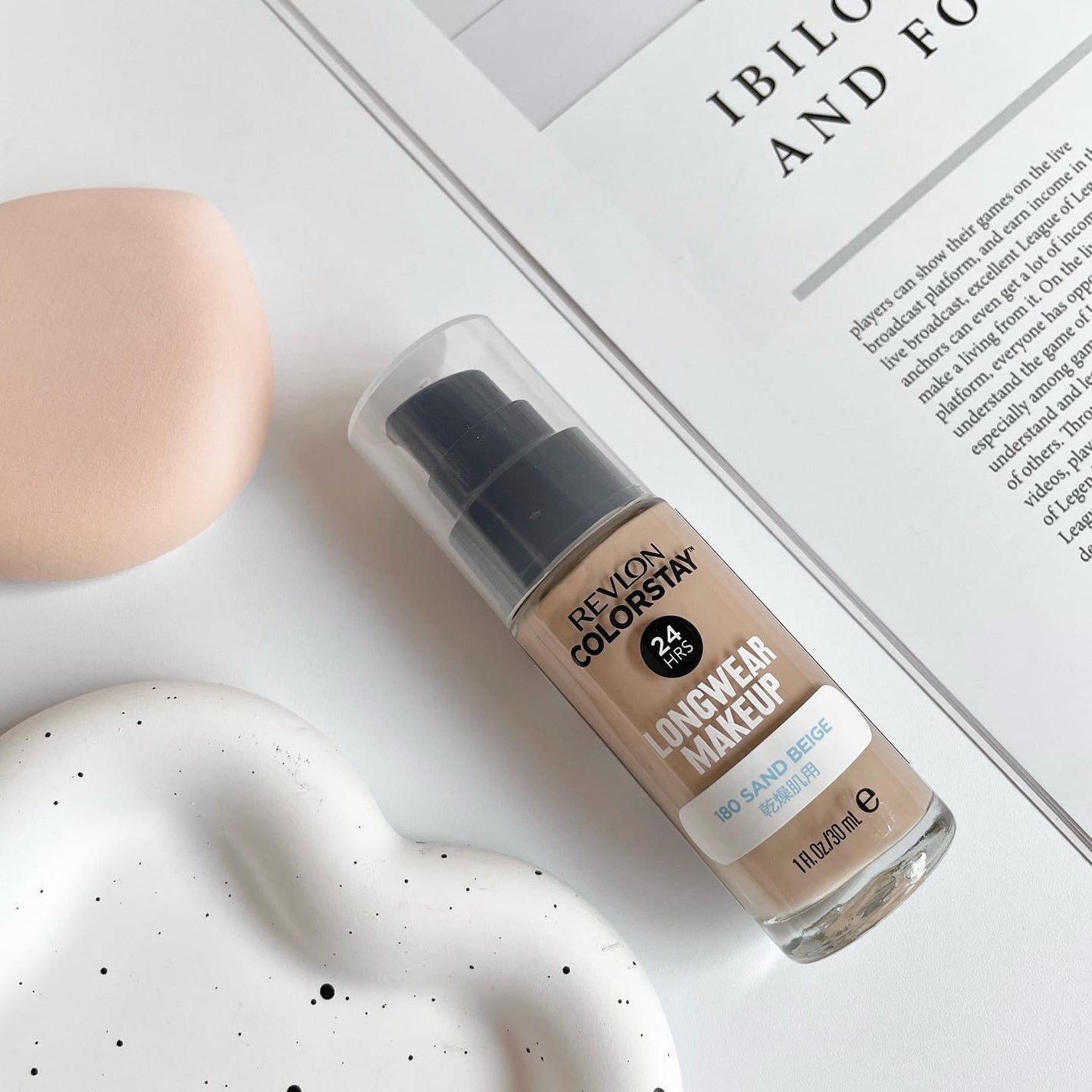 カラーステイ ロングウェア メイクアップ D/REVLON/リキッドファンデーションを使ったクチコミ(1枚目)