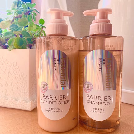 ザビューティ 髪のキメ美容素髪を守る バリアシャンプー/コンディショナー/エッセンシャル/シャンプー・コンディショナーを使ったクチコミ(4枚目)