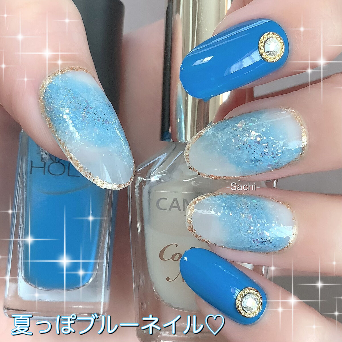 ネイルホリック Soft Neon color BL923/ネイルホリック/マニキュアを使ったクチコミ（1枚目）