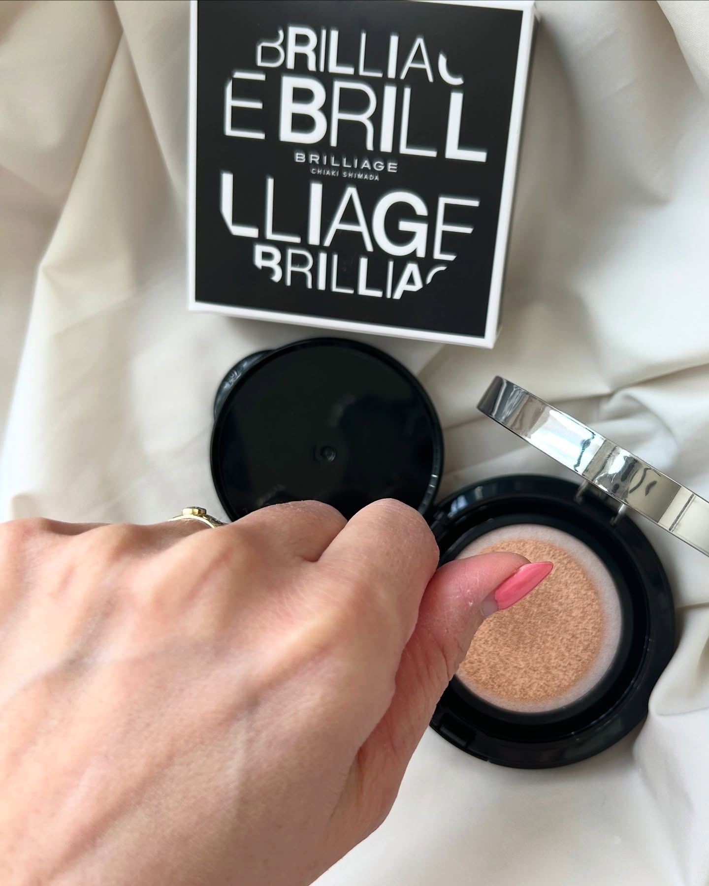 クリエイターズ ロングウェア UV クッション プライマー リッチ ファンデーション/ブリリアージュ/クッションファンデーションを使ったクチコミ（2枚目）