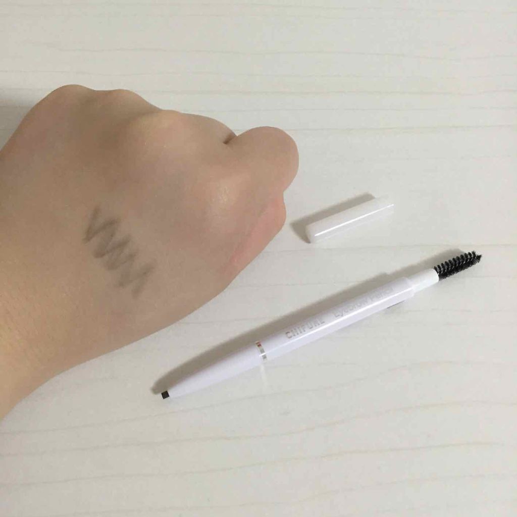 アイブロー ペンシル くり出し式/ちふれ/アイブロウペンシルを使ったクチコミ(4枚目)