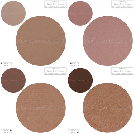 ベターザンパレット/rom&nd/アイシャドウパレットを使ったクチコミ(8枚目)