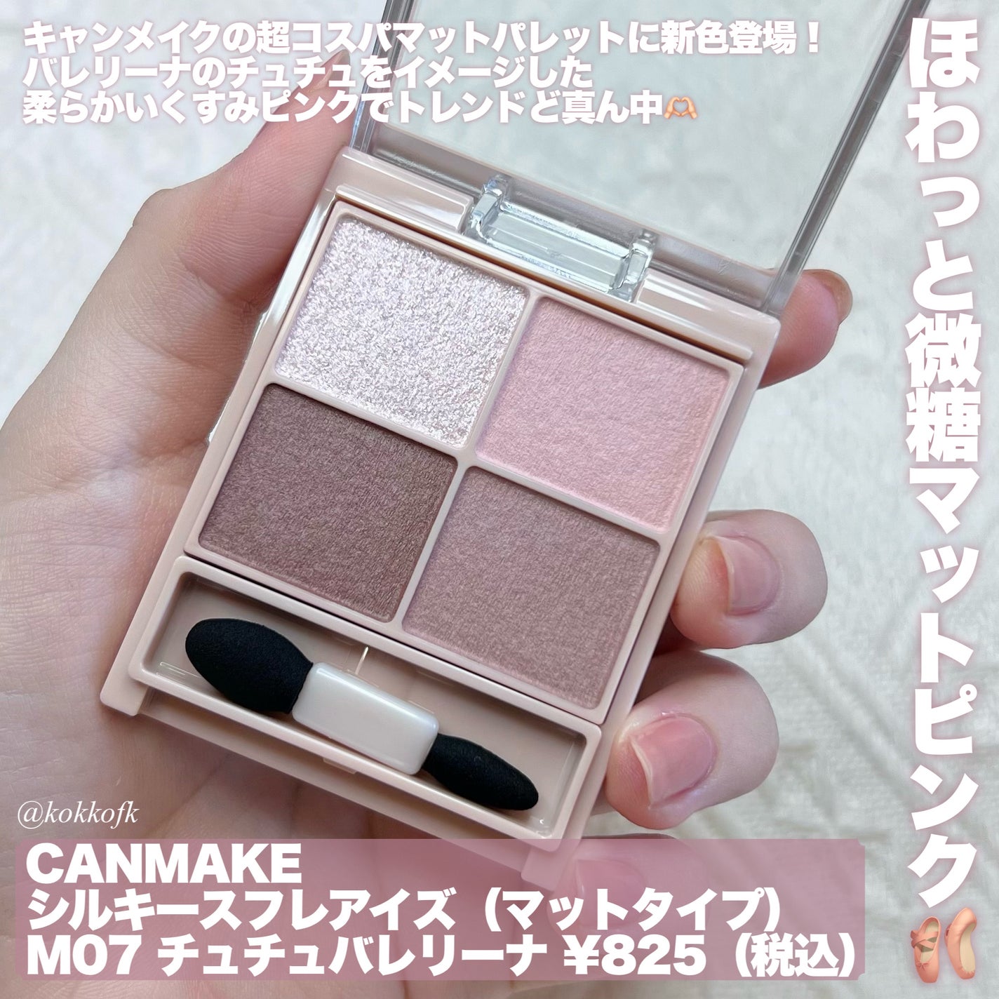 シルキースフレアイズ(マットタイプ)/キャンメイク/アイシャドウパレットを使ったクチコミ(2枚目)