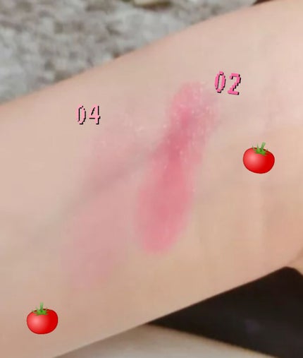 トマト ジェリー ティント リップ/SKINFOOD/リップティントを使ったクチコミ(3枚目)