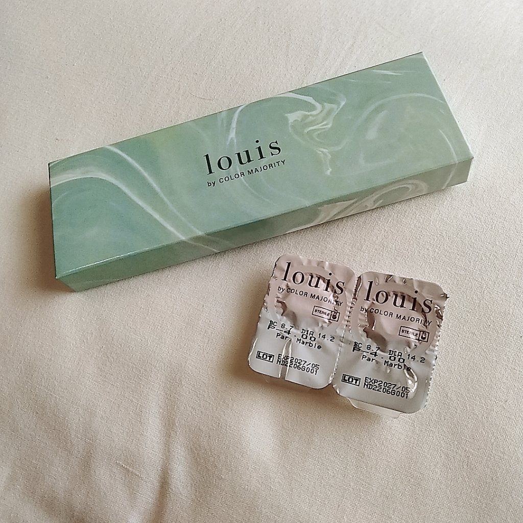 ルイ バイ カラーマジョリティー /louis by COLOR MAJORITY/カラーコンタクトレンズを使ったクチコミ（1枚目）